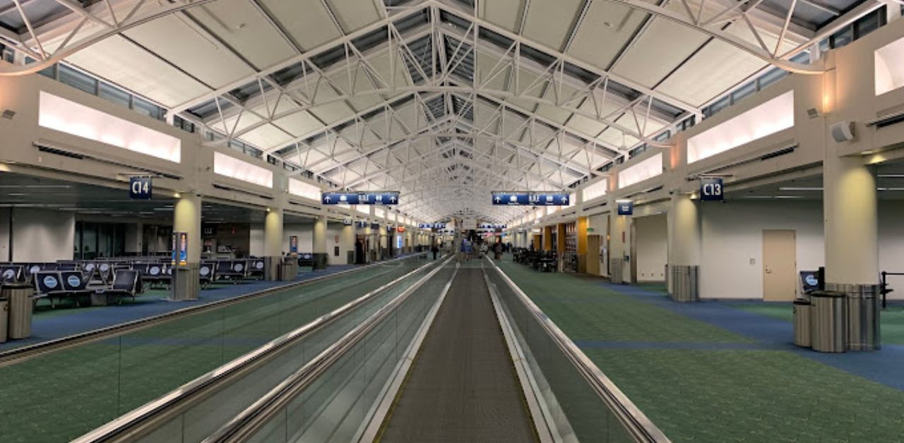 Allegiant Air PDX Airport Terminal