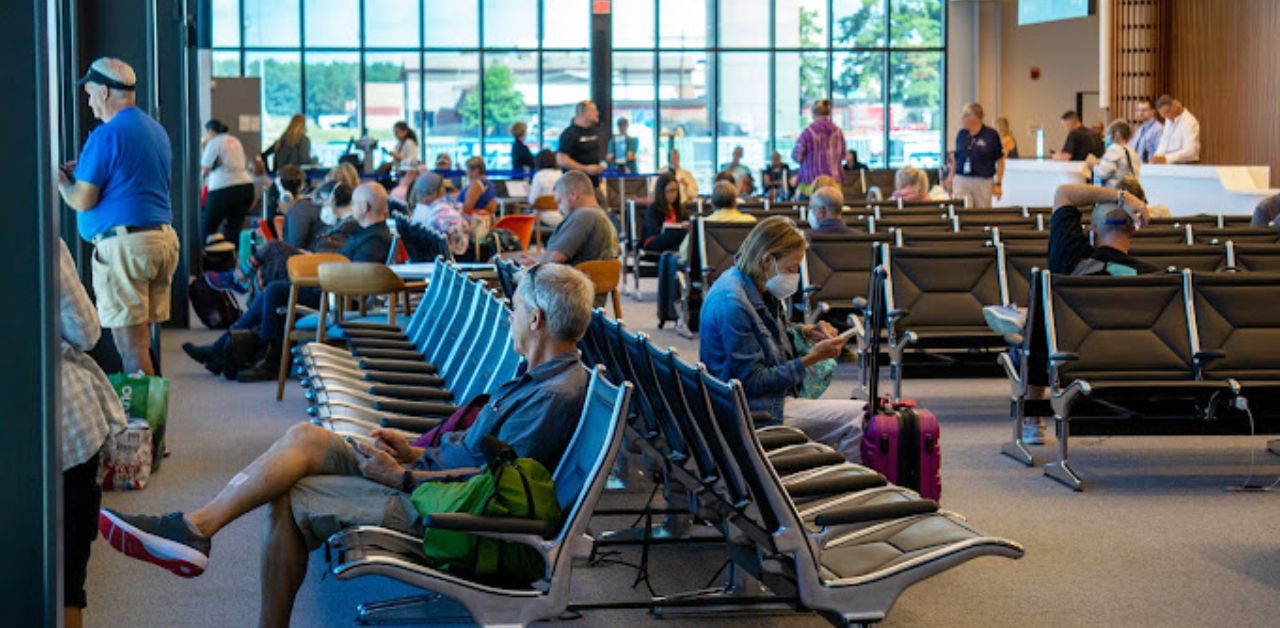 Allegiant Air PSM Airport Terminal